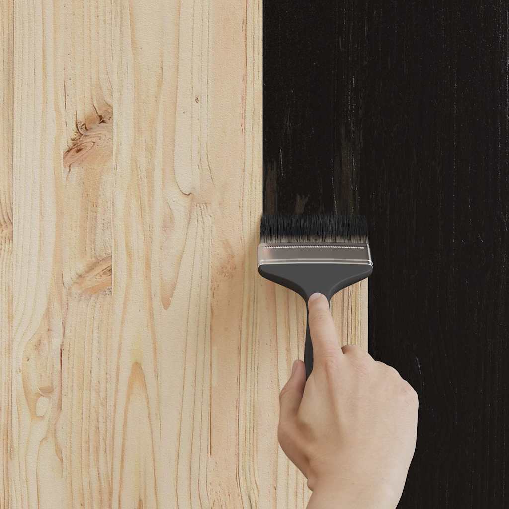 Wood Paint Black 2.5 L Wall Print