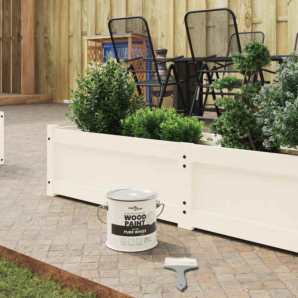 Wood Paint White 2.5 L Wall Print