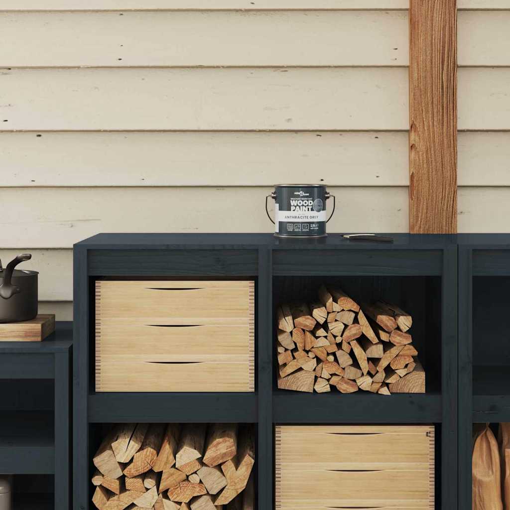 Wood Paint Grey 2.5 L Wall Print