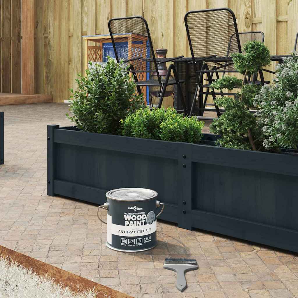Wood Paint Grey 2.5 L Wall Print