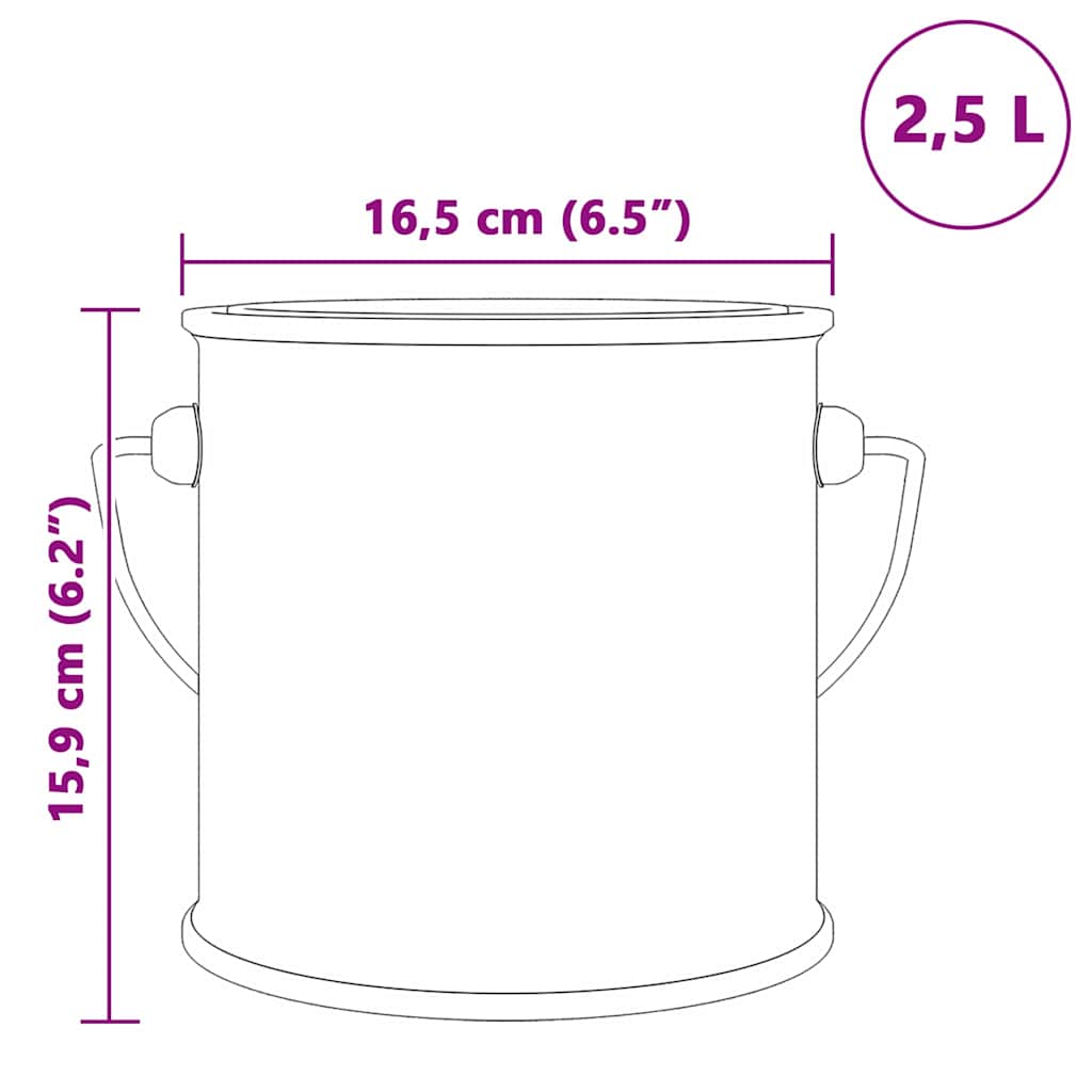 Wood Paint Grey 2.5 L Wall Print