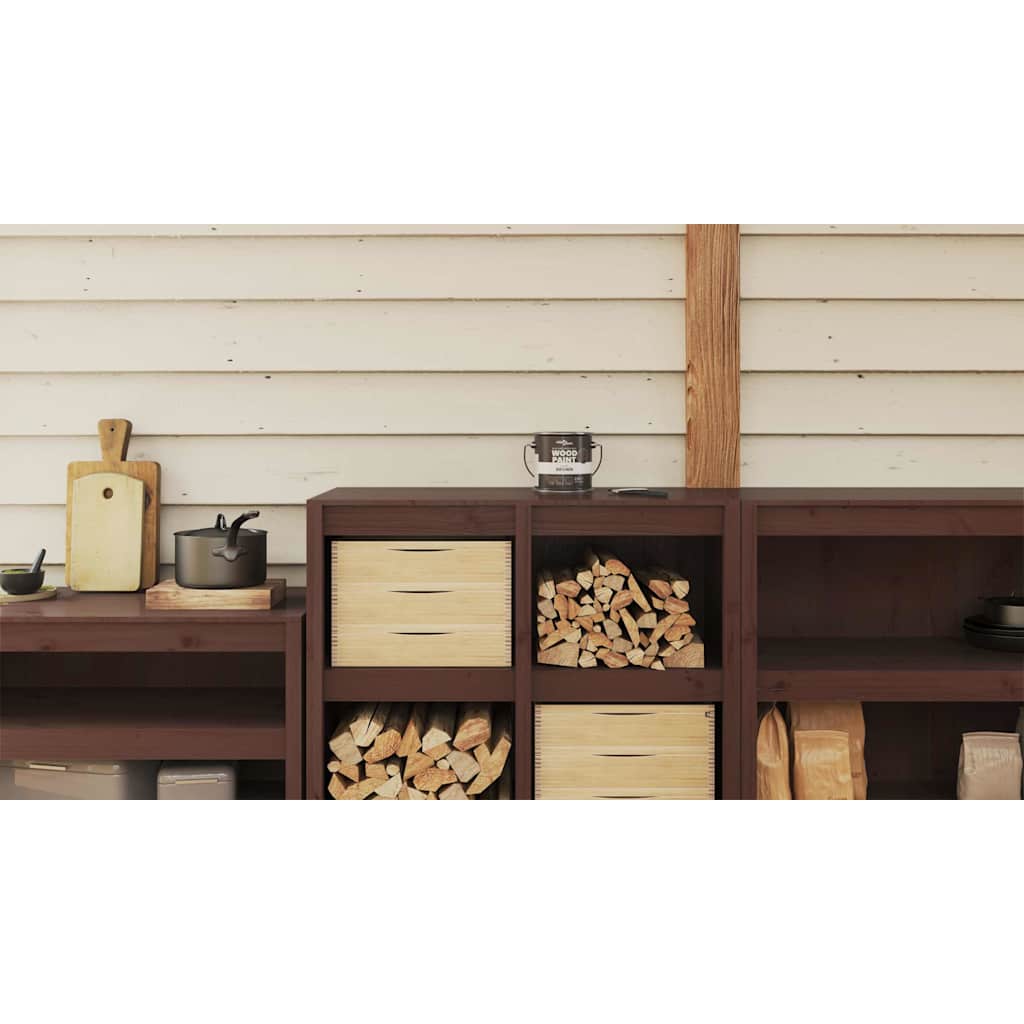 Wood Paint Brown 2.5 L Wall Print