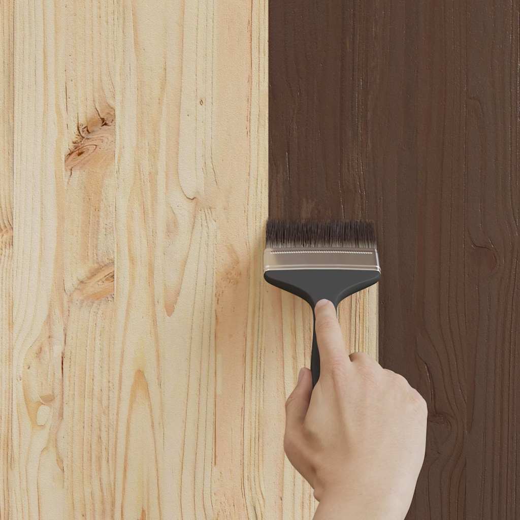 Wood Paint Brown 2.5 L Wall Print