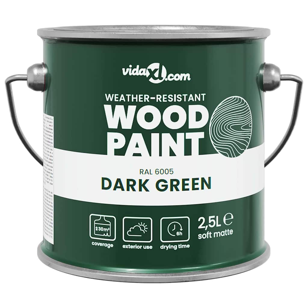 Wood Paint Green 2.5 L Wall Print