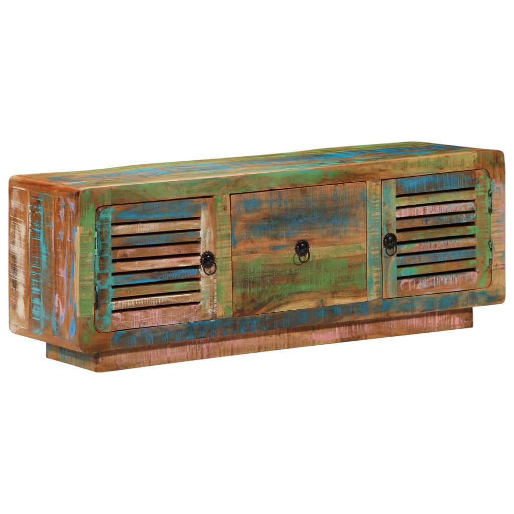 TV Cabinet 110x30x40 cm Solid Wood Reclaimed