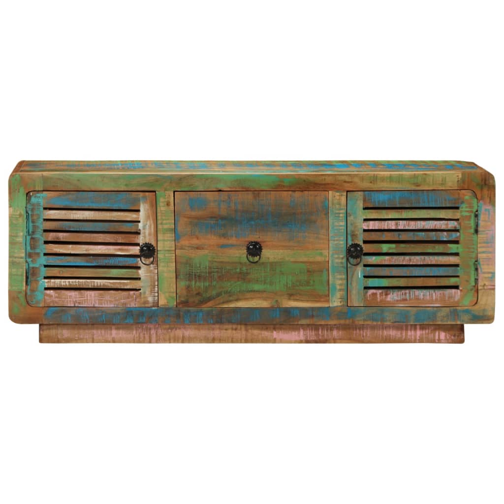 vidaXL TV Cabinet 110x30x40 cm Solid Wood Reclaimed