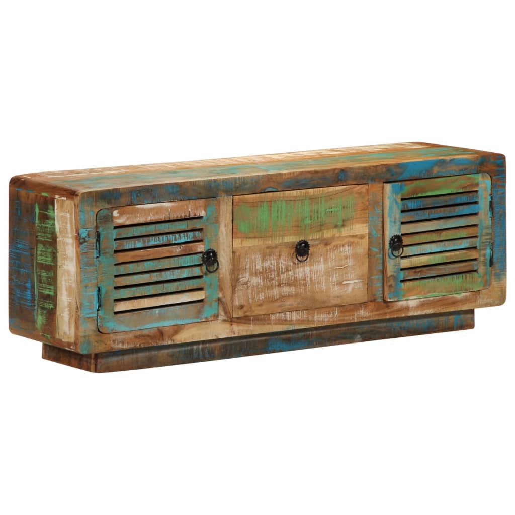 TV Cabinet 110x30x40 cm Solid Wood Reclaimed