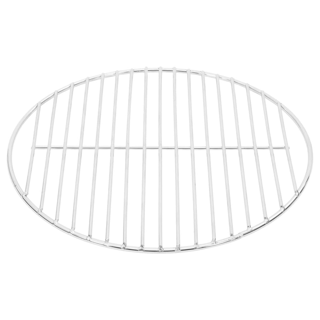 vidaXL BBQ Grill Grate Round Ø34.5 cm 304 Stainless Steel