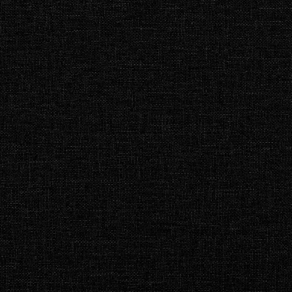 Bed Frame without Mattress Black Super King Fabric