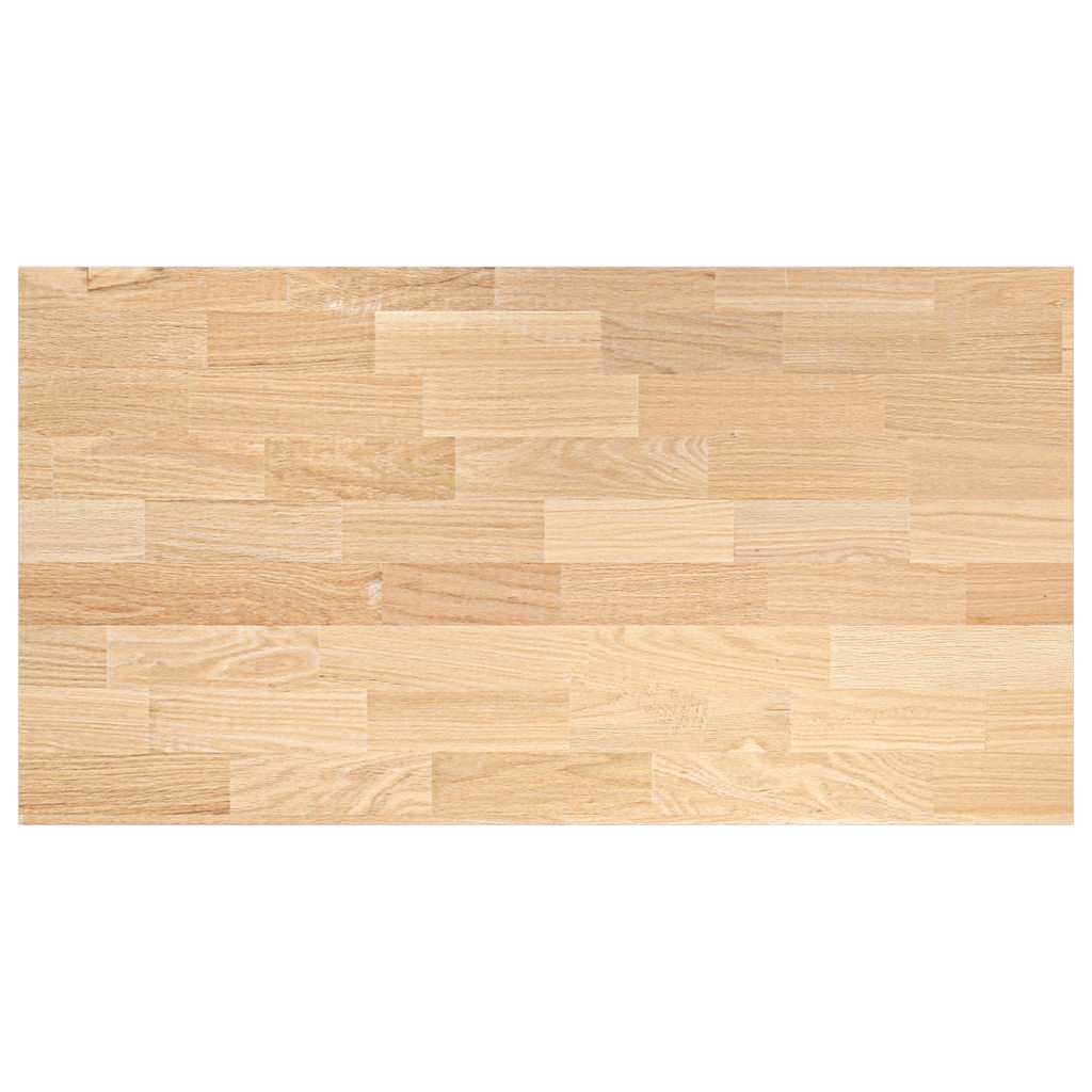 vidaXL Kitchen Worktop 120x63.5x2.7 cm Solid Wood Oak Rectangular