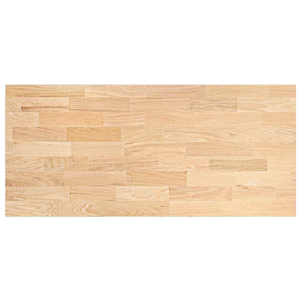 vidaXL Kitchen Worktop 140x63.5x2.7 cm Solid Wood Oak Rectangular