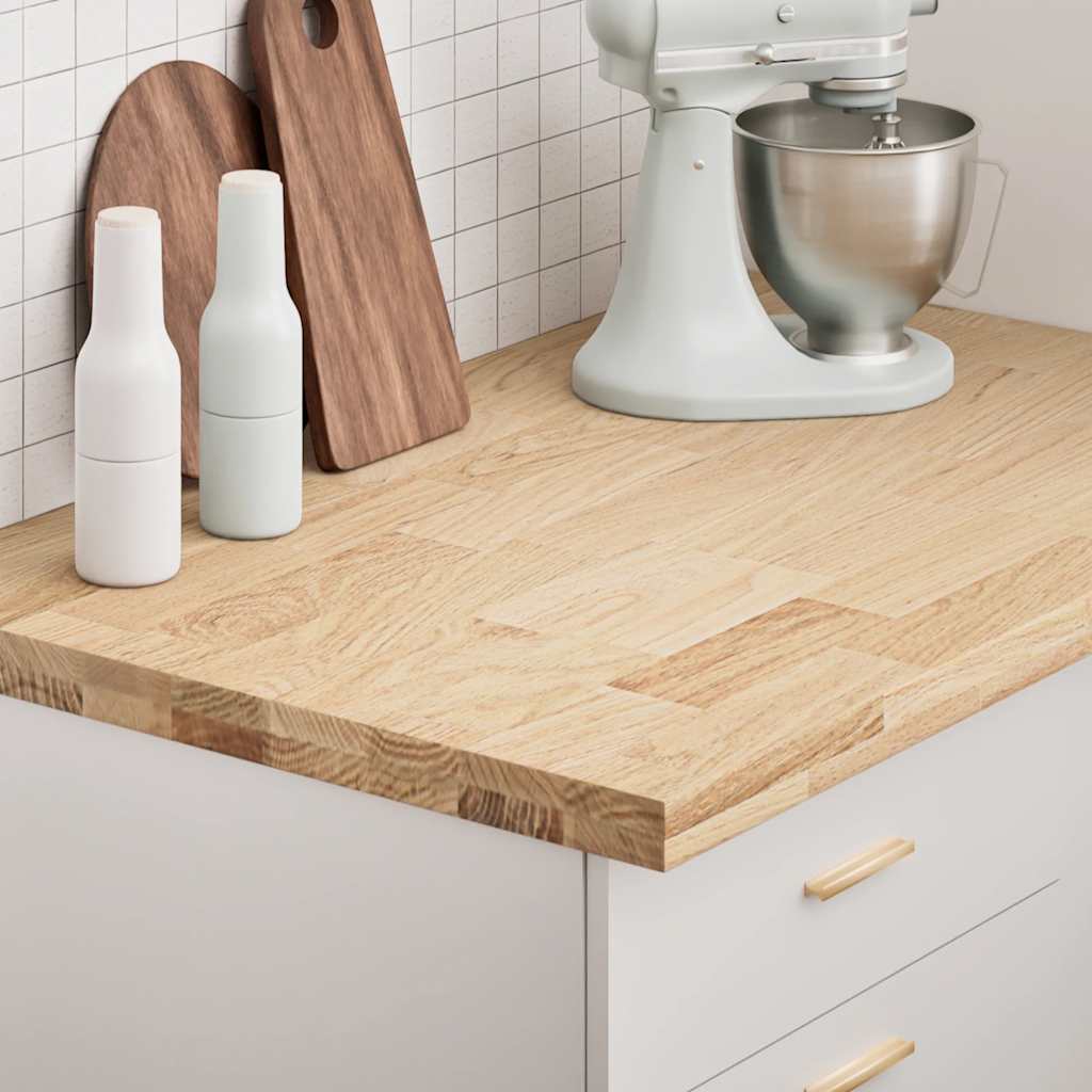 vidaXL Kitchen Worktop 100x63.5x4 cm Solid Wood Oak Rectangular