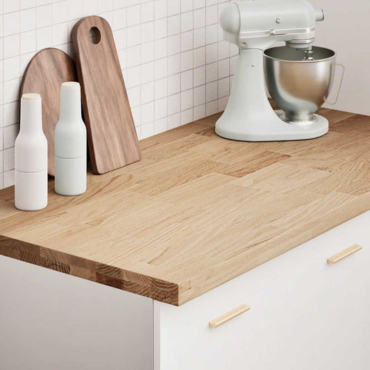 vidaXL Kitchen Worktop 120x63.5x4 cm Solid Wood Oak Rectangular