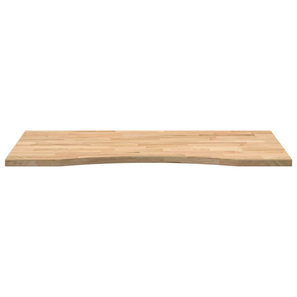 vidaXL Desk Top Untreated 100x50x2.5 cm Solid Wood Oak Rectangular