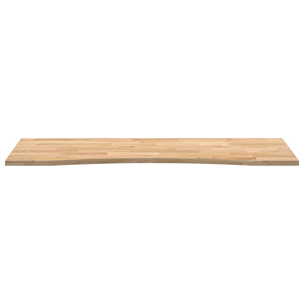 vidaXL Desk Top Untreated 140x50x2.5 cm Solid Wood Oak Rectangular