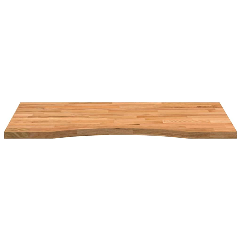 vidaXL Desk Top Light Brown 80x50x2.5 cm Solid Wood Oak Rectangular