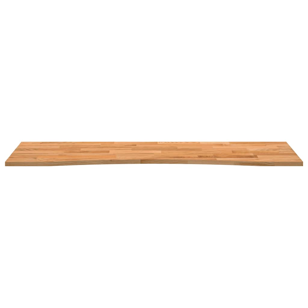 vidaXL Desk Top Light Brown 160x50x2.5 cm Solid Wood Oak Rectangular