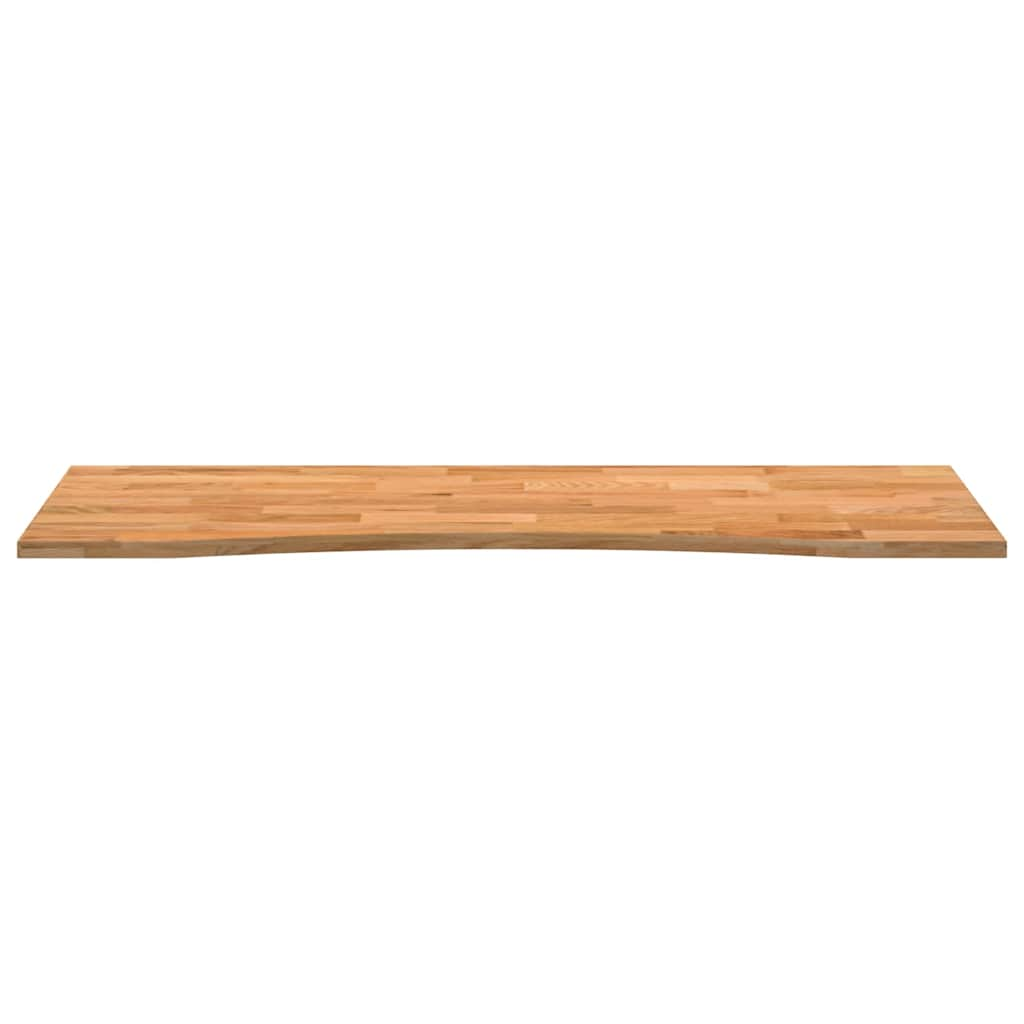 vidaXL Desk Top Light Brown 140x60x2.5 cm Solid Wood Oak Rectangular