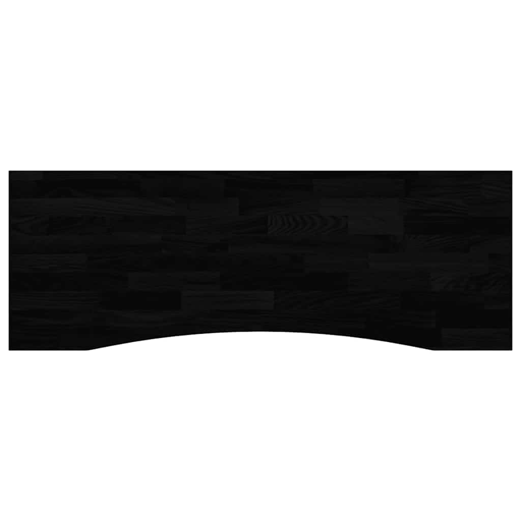 vidaXL Desk Top Dark Brown 140x50x2.5 cm Solid Wood Oak Rectangular