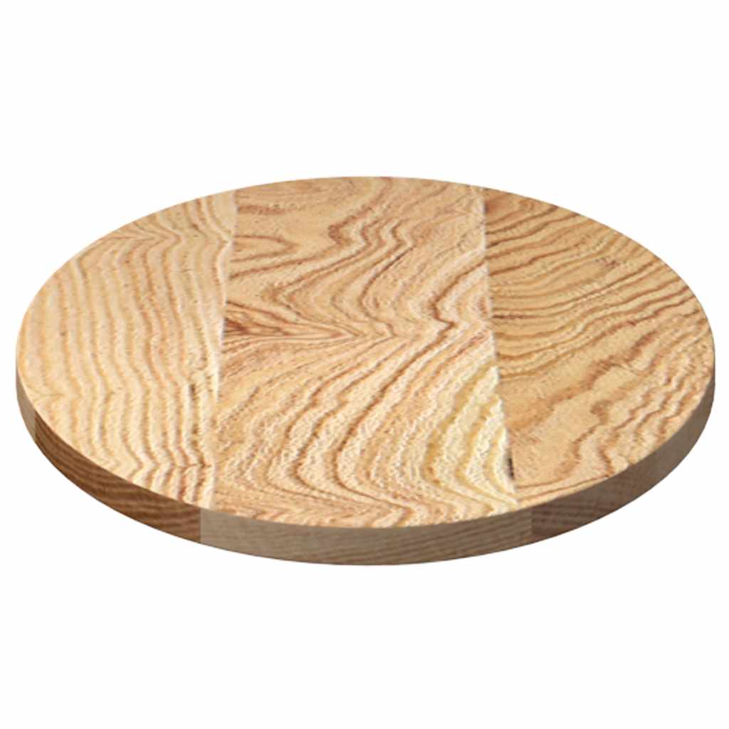 vidaXL Table Top 80x40x2 cm Solid Wood Oak Oval