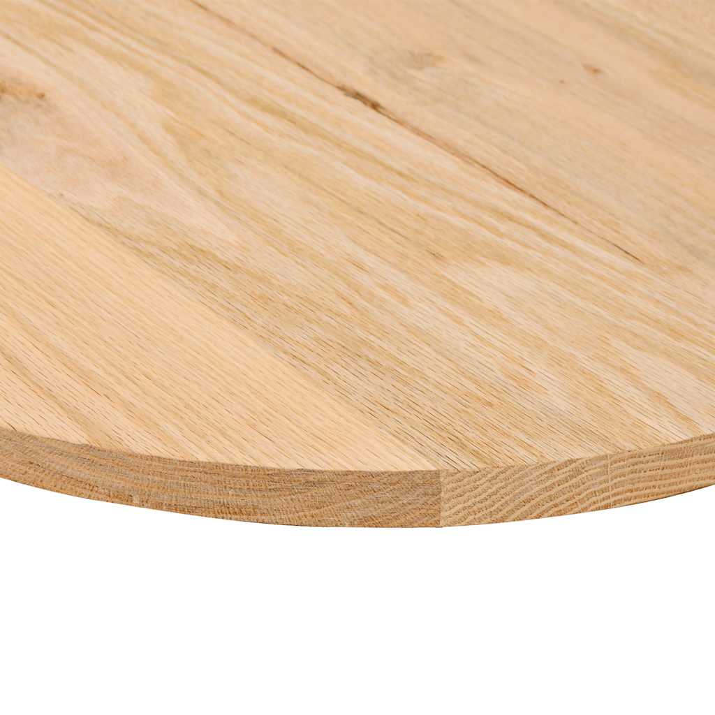 vidaXL Table Top 80x40x2 cm Solid Wood Oak Oval