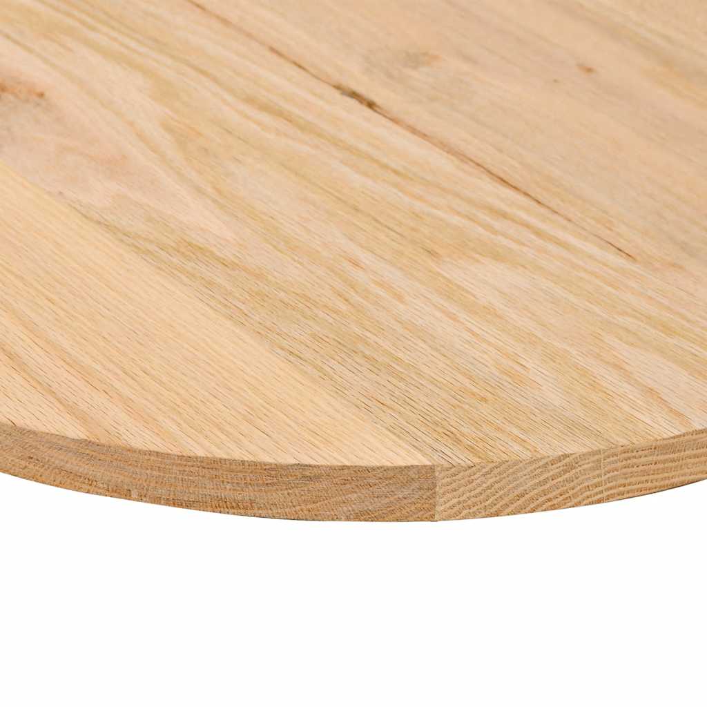 vidaXL Table Top 100x50x2 cm Solid Wood Oak Oval