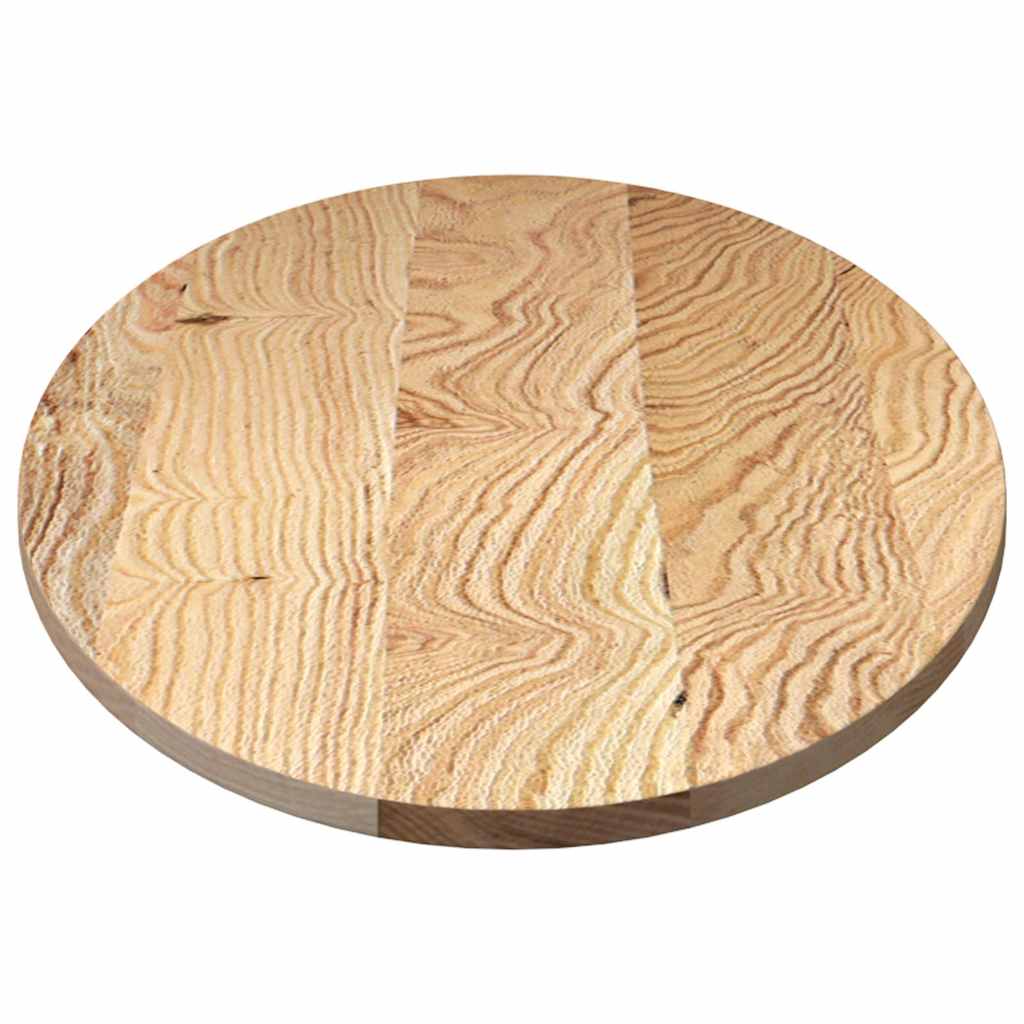 vidaXL Table Top 140x60x2 cm Solid Wood Oak Oval