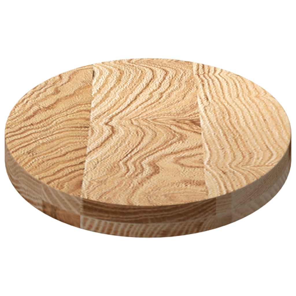 vidaXL Table Top 80x40x4 cm Solid Wood Oak Oval