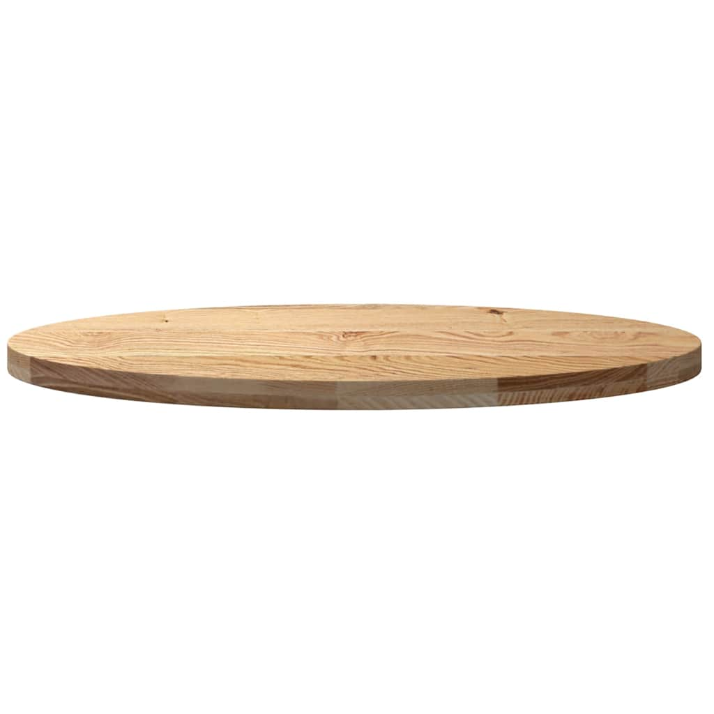 vidaXL Table Top 100x50x4 cm Solid Wood Oak Oval