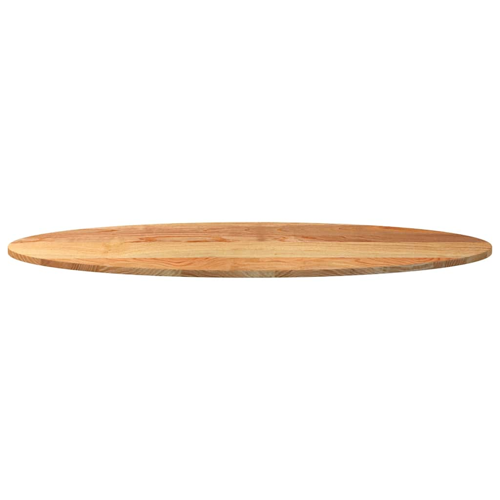 vidaXL Table Top Light Brown 140x60x2 cm Solid Wood Oak Oval