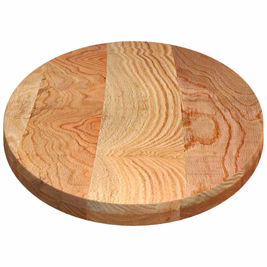 vidaXL Table Top Light Brown 140x60x4 cm Solid Wood Oak Oval