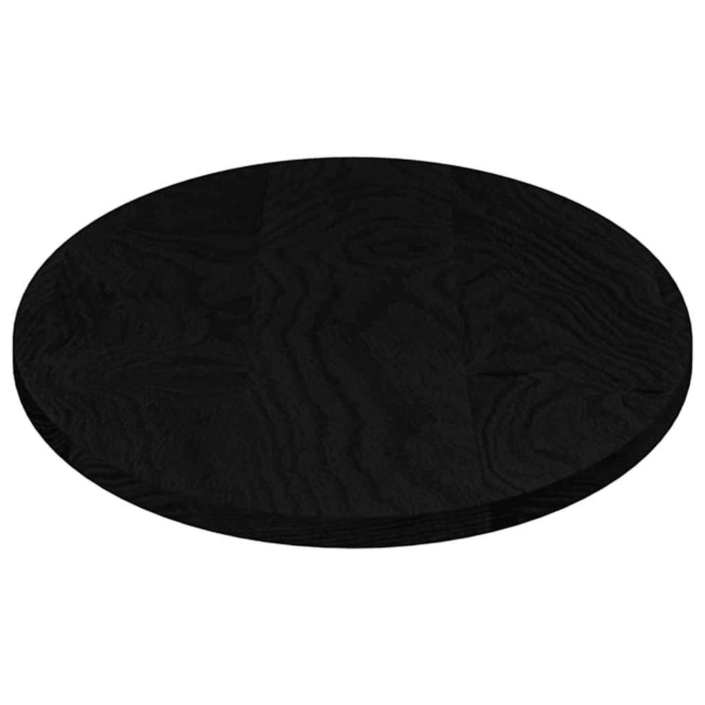 vidaXL Table Top Dark Brown 100x50x2 cm Solid Wood Oak Oval