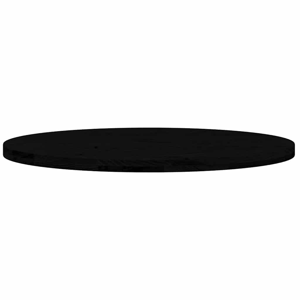 vidaXL Table Top Dark Brown 100x50x4 cm Solid Wood Oak Oval