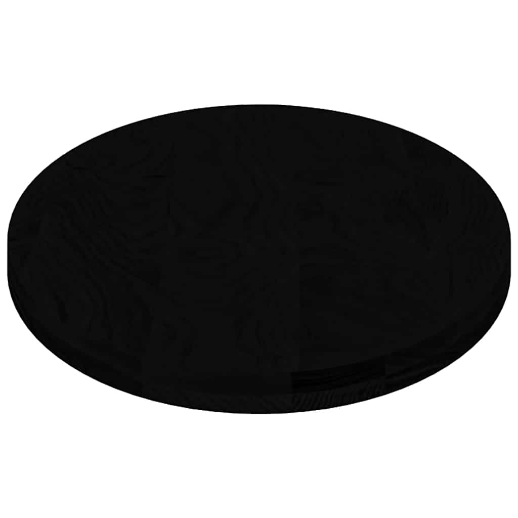 vidaXL Table Top Dark Brown 120x60x4 cm Solid Wood Oak Oval