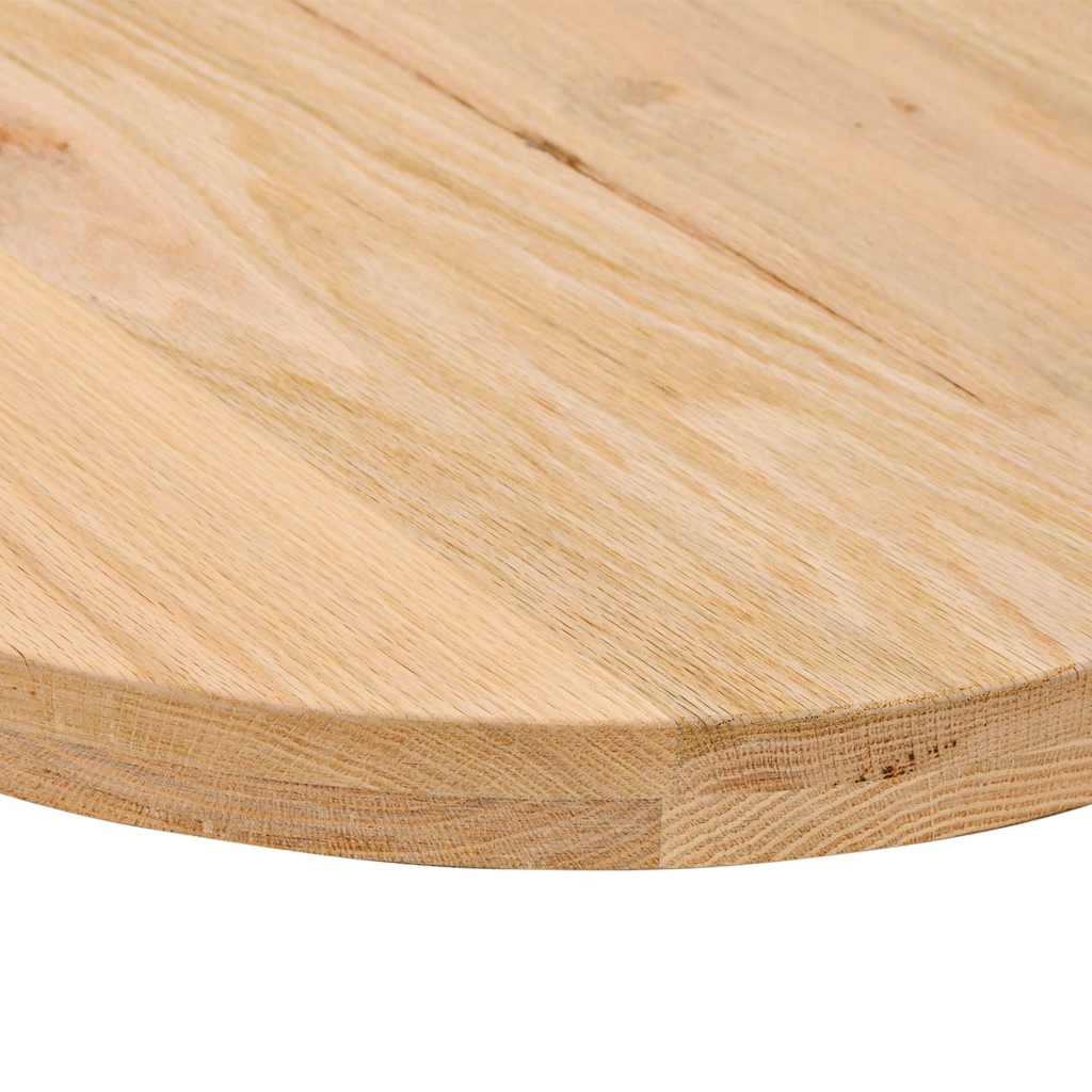 vidaXL Table Top 80x40x4 cm Solid Wood Oak Oval