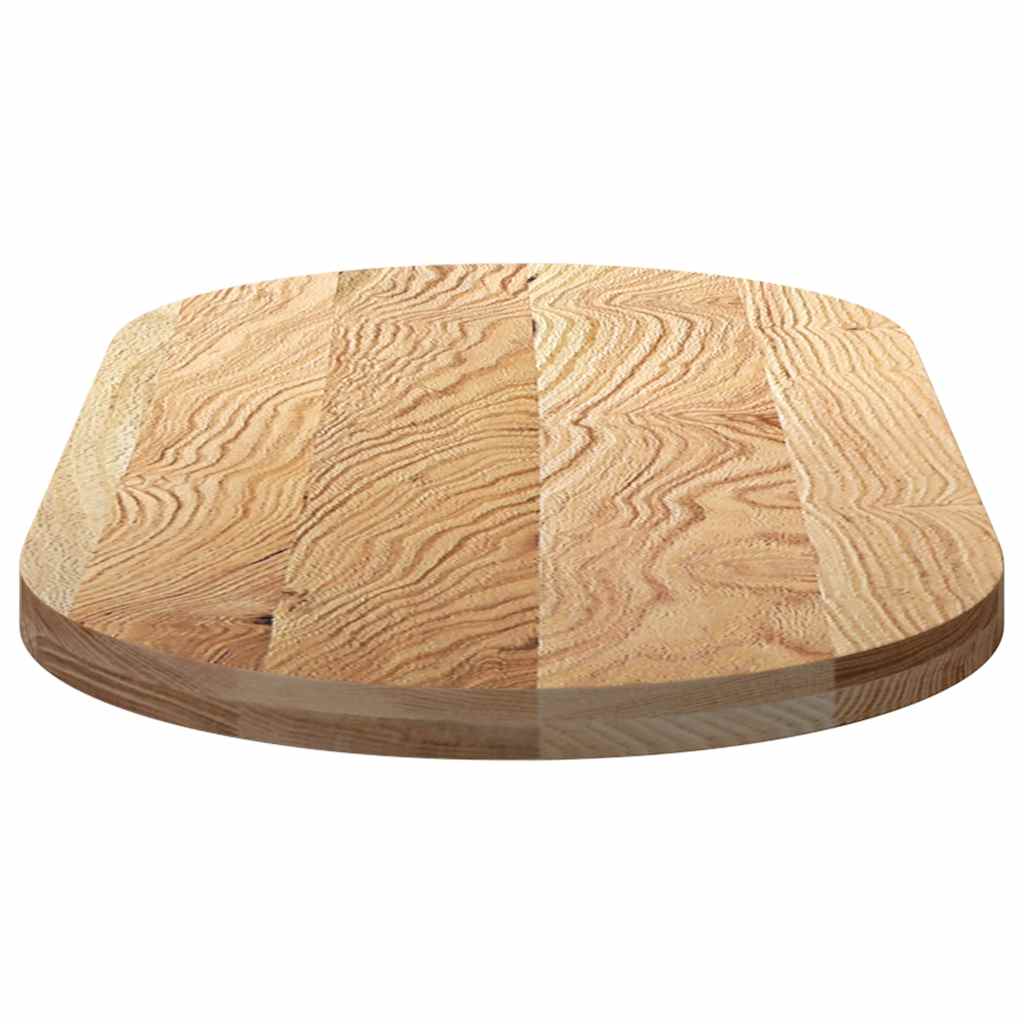 vidaXL Table Top 120x60x4 cm Solid Wood Oak Oval