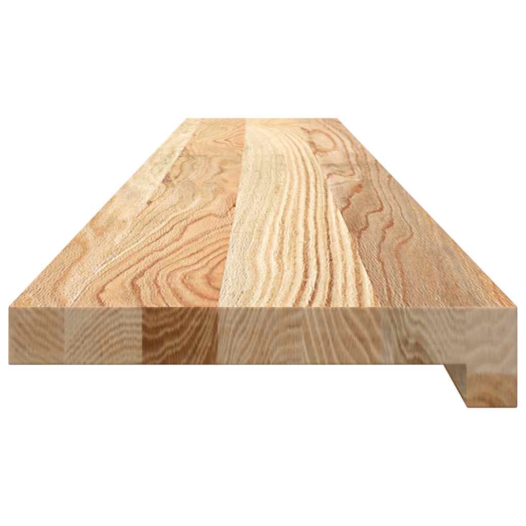 Window Sills 2 pcs Untreated 120x20x2 cm Solid Wood Oak