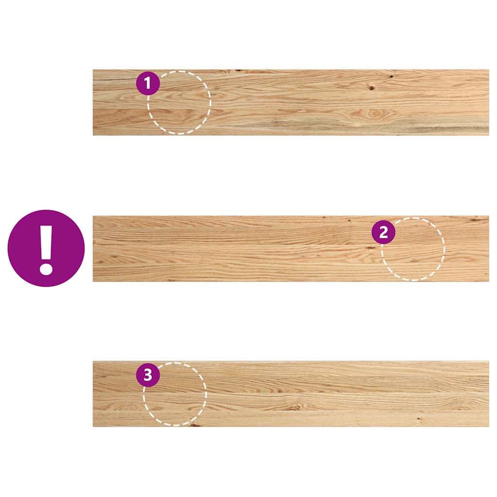 Window Sills 2 pcs Untreated 120x20x2 cm Solid Wood Oak