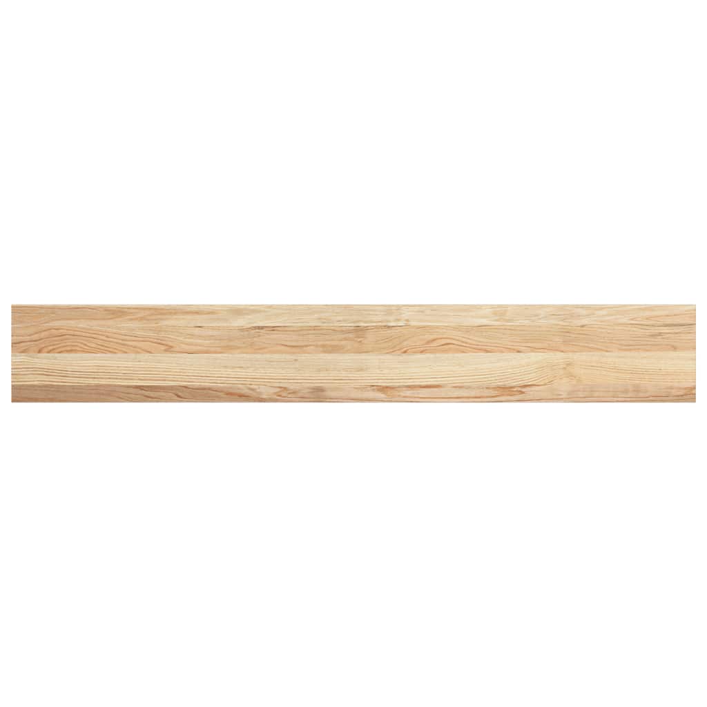 Window Sills 2 pcs Untreated 140x20x2 cm Solid Wood Oak