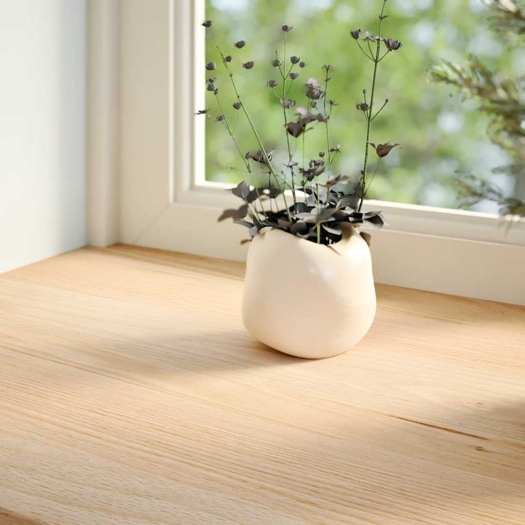 Window Sills 2 pcs Untreated 160x20x2 cm Solid Wood Oak