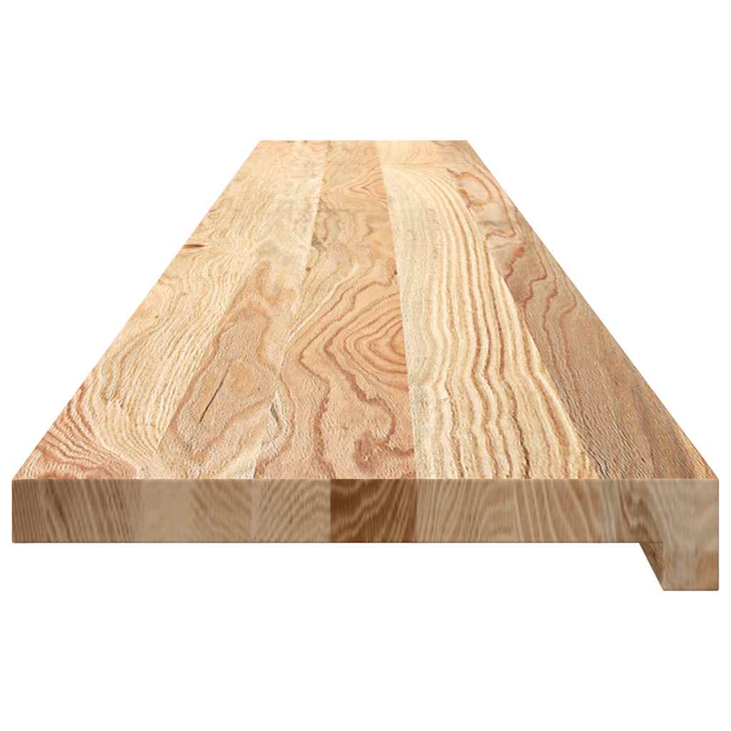 Window Sills 2 pcs Untreated 160x25x2 cm Solid Wood Oak