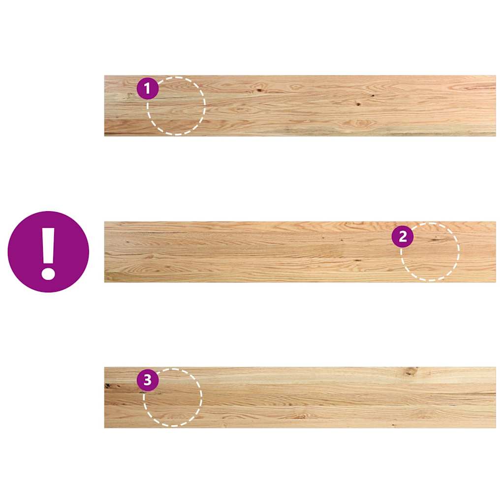 Window Sills 2 pcs Untreated 160x25x2 cm Solid Wood Oak