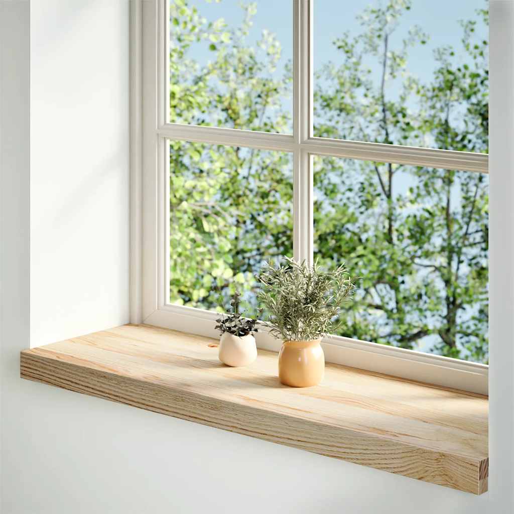 vidaXL Window Sills 2 pcs Untreated 70x30x2 cm Solid Wood Oak