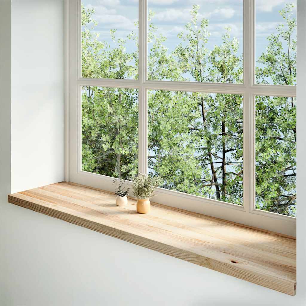 vidaXL Window Sills 2 pcs Untreated 160x40x2 cm Solid Wood Oak