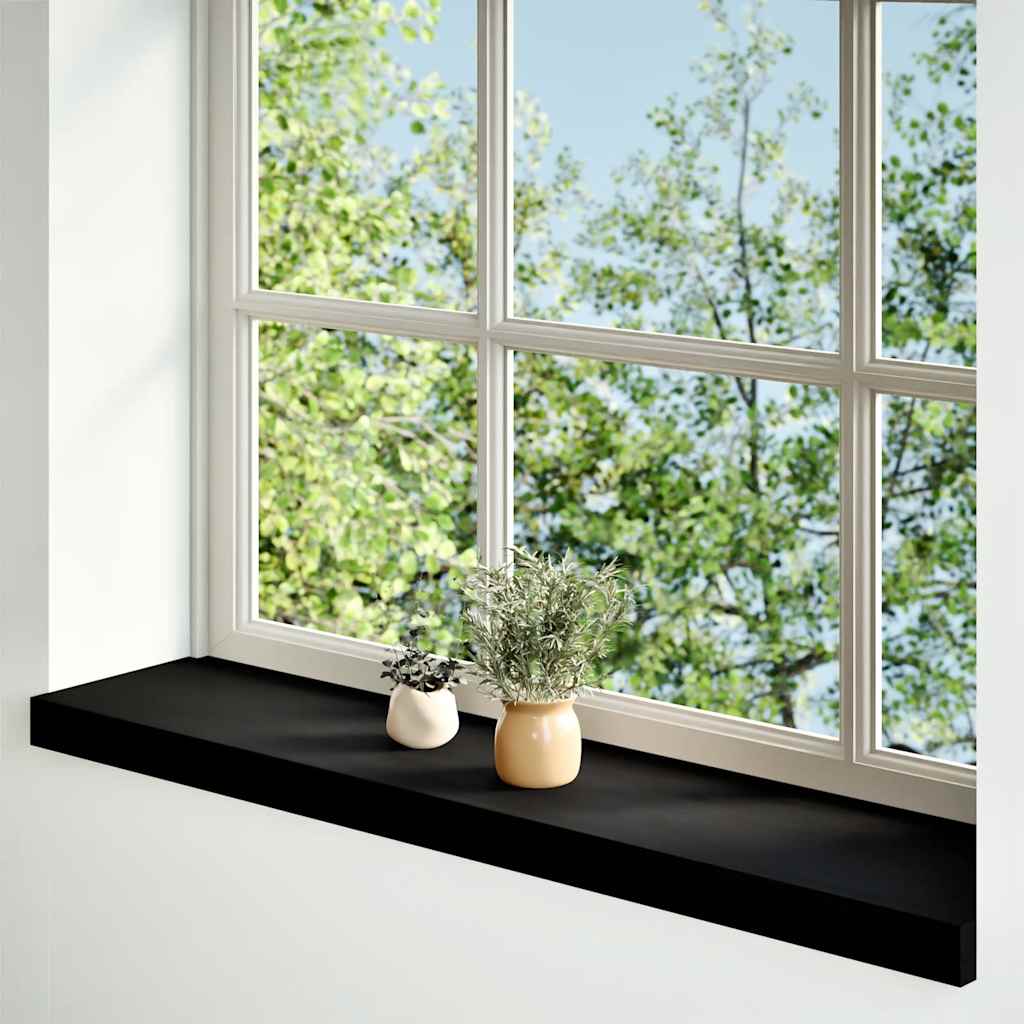 vidaXL Window Sills 2 pcs Dark Brown 70x20x2 cm Solid Wood Oak