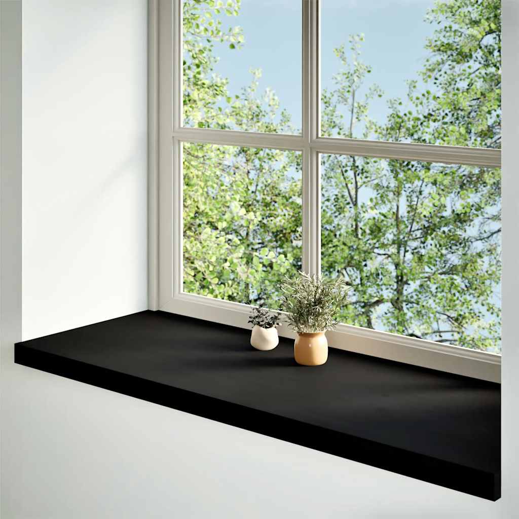 vidaXL Window Sills 2 pcs Dark Brown 110x40x2 cm Solid Wood Oak