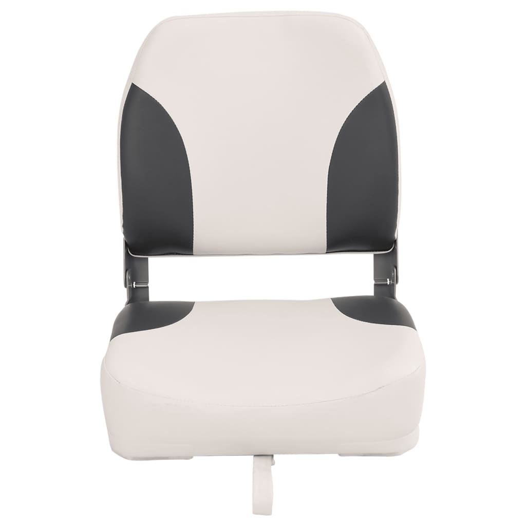 Foldable Boat Seat 1 Set Low Backrest with Fixing Strap