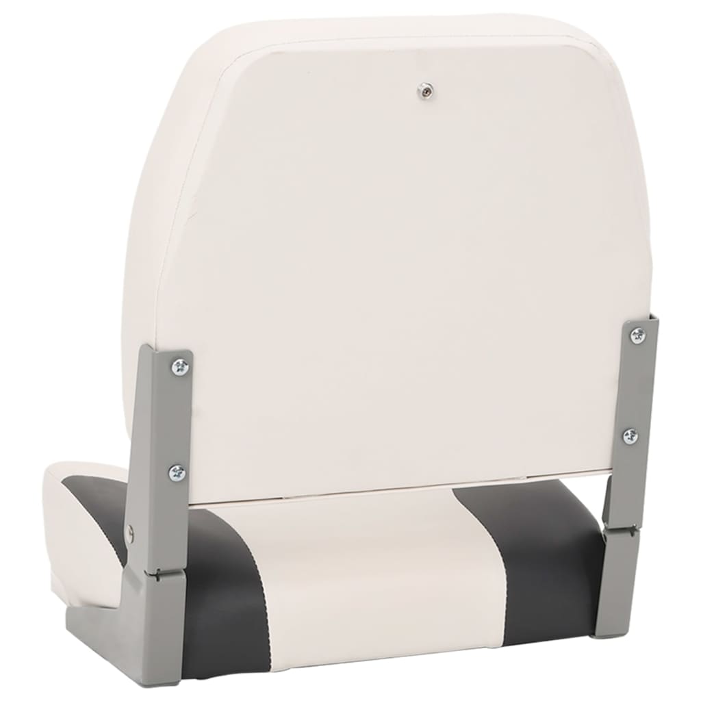 Foldable Boat Seat 1 Set Low Backrest with Fixing Strap