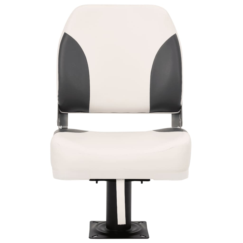 Foldable Boat Seat 1 Set Low Backrest with Fixing Strap