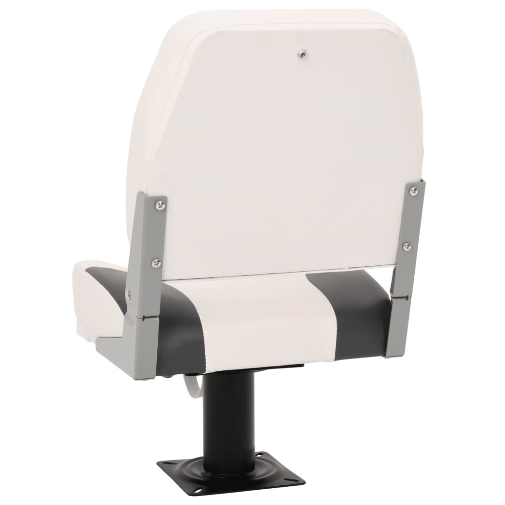 Foldable Boat Seat 1 Set Low Backrest with Fixing Strap